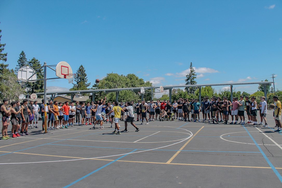 Tournament crowd